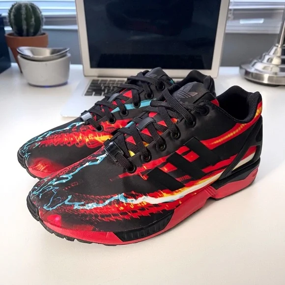 Mens Adidas ZX Flux Blurred Lights Size 7 1 2 Style B34140 With box